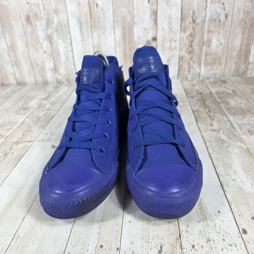 Converse All Star Mid Top Sneakers Purple Casual Shoes Unisex‎ Adult Size 7